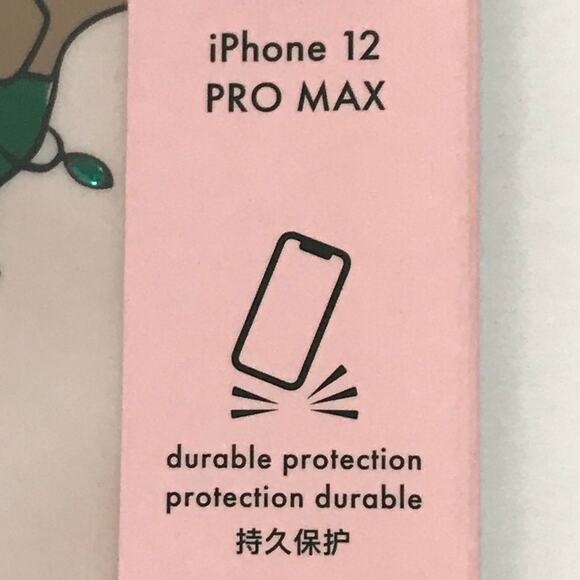 Kate Spade Phone Case iPhone 12 PRO MAX Christmas Dash Hound Rhinestone New - Picture 3 of 8